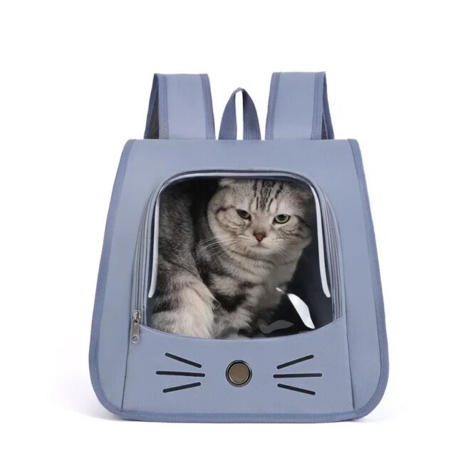 Sac à dos respirant portable pour animaux de compagnie | sac à bandoulière extérieur pour chats et petits chiens – Image 5