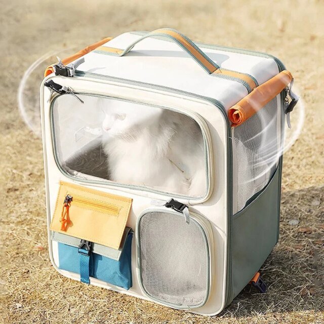 Sac à dos de voyage portable pour animaux de compagnie | valise à roulettes pour animaux de compagnie – Image 5