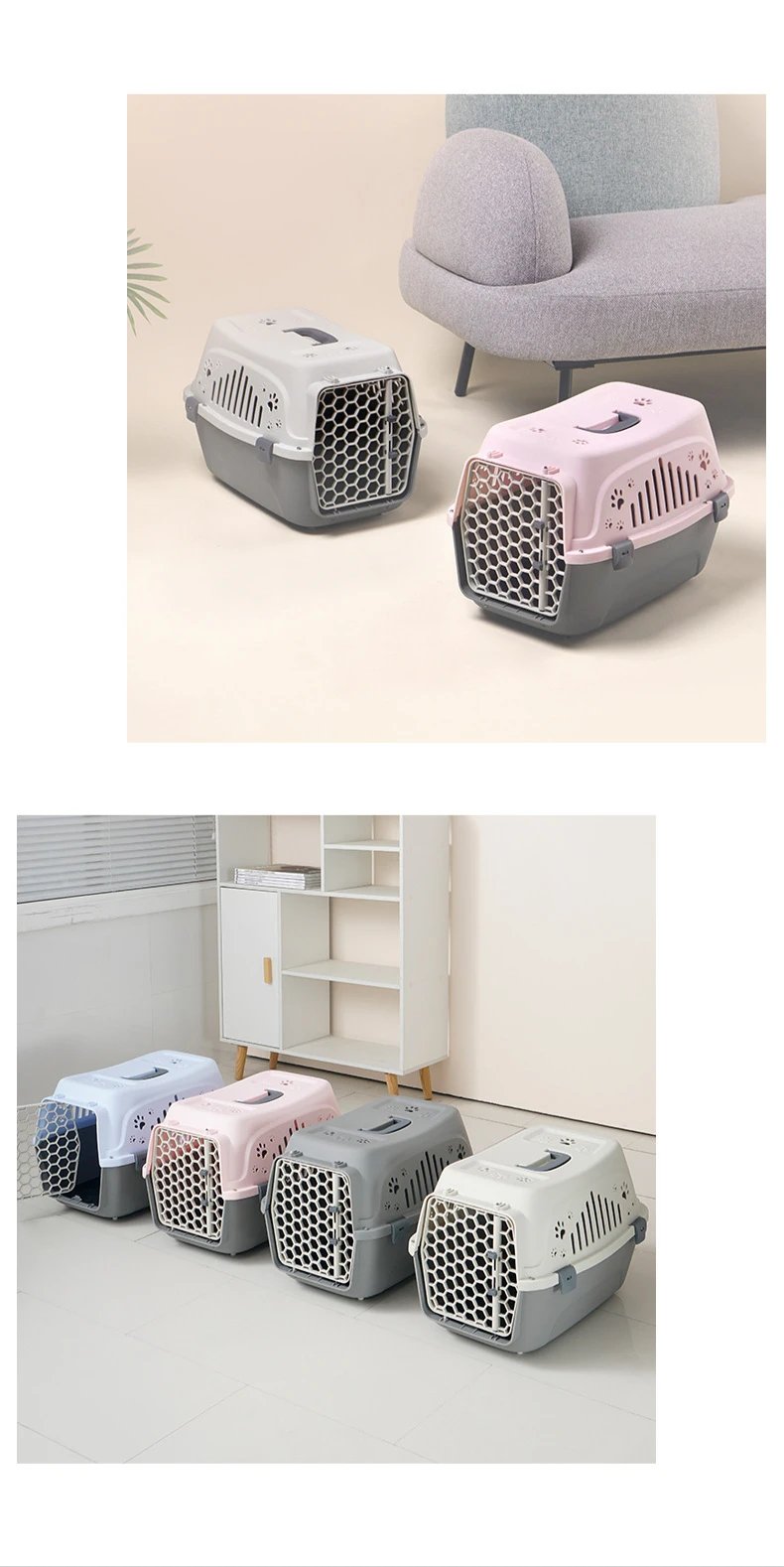Petit transporteur extérieur pour animaux de compagnie boîte de chat boîte de transport de voyage respirante durable chaton chiot lapin Cage compagnie aérienne Cage de transport approuvée Petit transporteur extérieur pour animaux de compagnie boîte de chat boîte de transport de voyage respirante durable chaton chiot lapin Cage compagnie aérienne Cage de transport approuvée