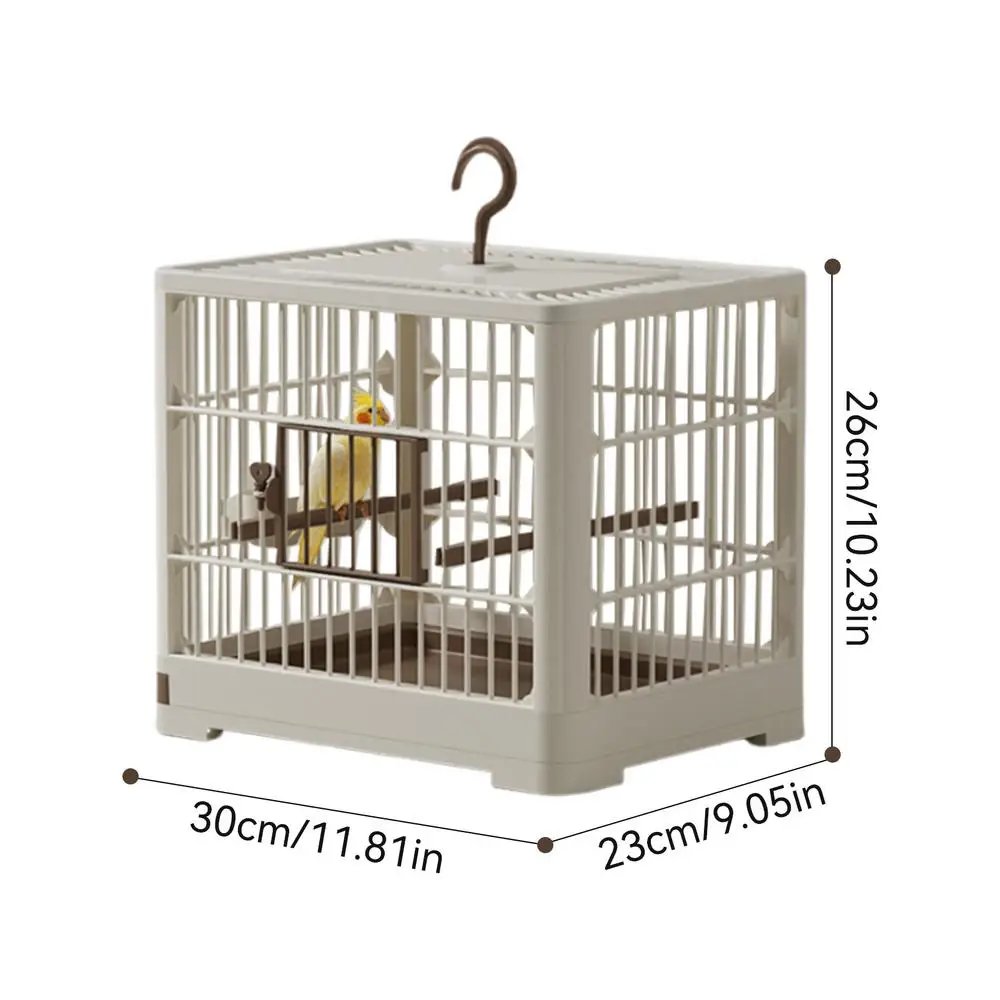 Jos Bird Travel Electrolux-Porte-oiseaux ornemental, caractéristiques de l'age de l'alcool pour oiseaux, poignées sur pied, escalade amovible et poignée à crochet pour perruches