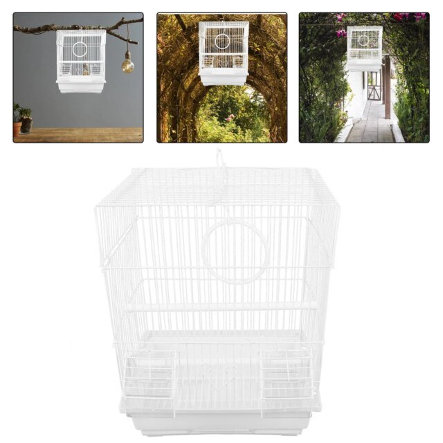 Cage à oiseaux portable pour animaux de compagnie – Image 5