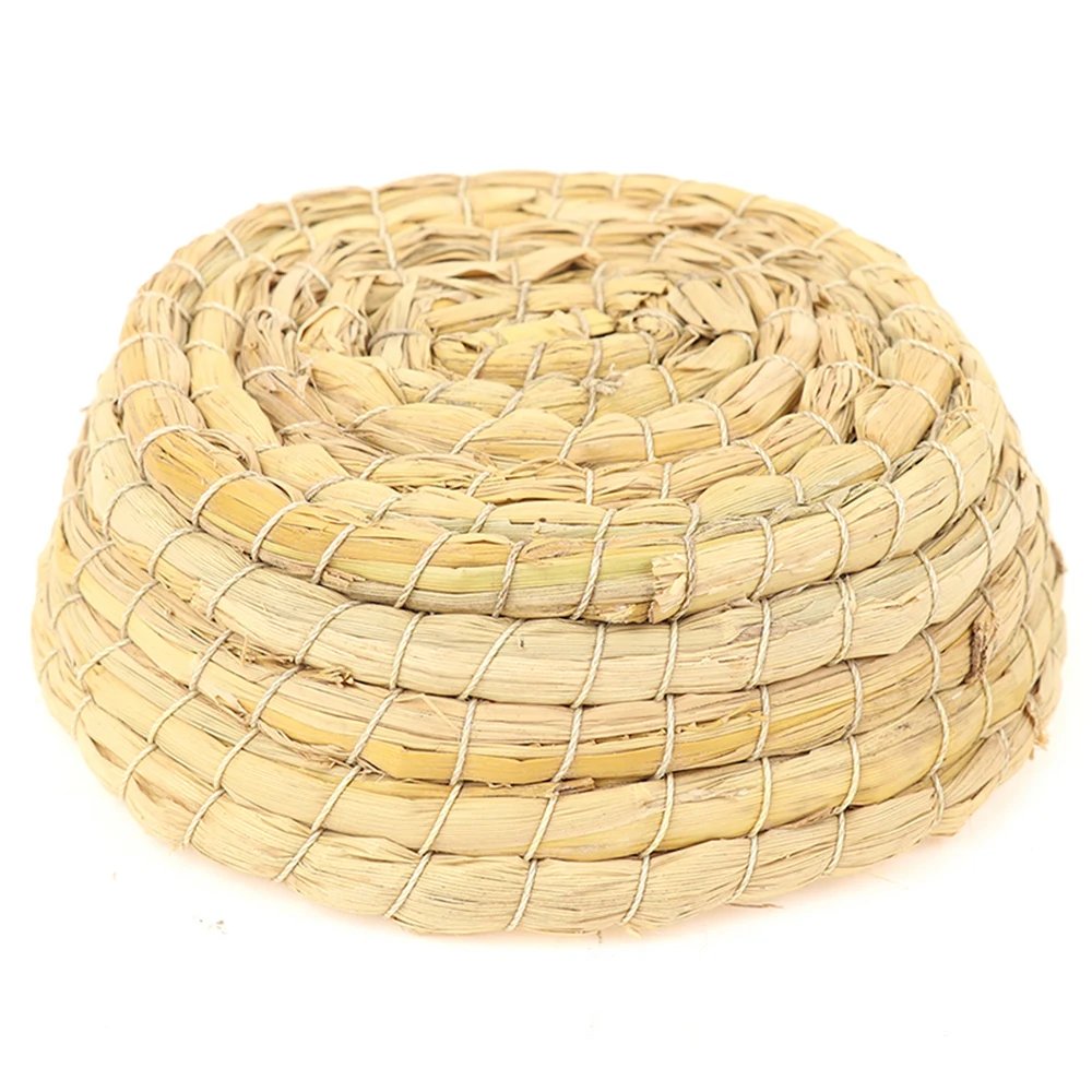 Nid d'oiseau en paille de fibre naturelle, cage à oiseaux, lieu d'élevage dominant, chambre chaude faite à la main pour animaux de compagnie, perroquets, canadditif, pigeons, colombe Nid d'oiseau en paille de fibre naturelle, cage à oiseaux, lieu d'élevage dominant, chambre chaude faite à la main pour animaux de compagnie, perroquets, canadditif, pigeons, colombe