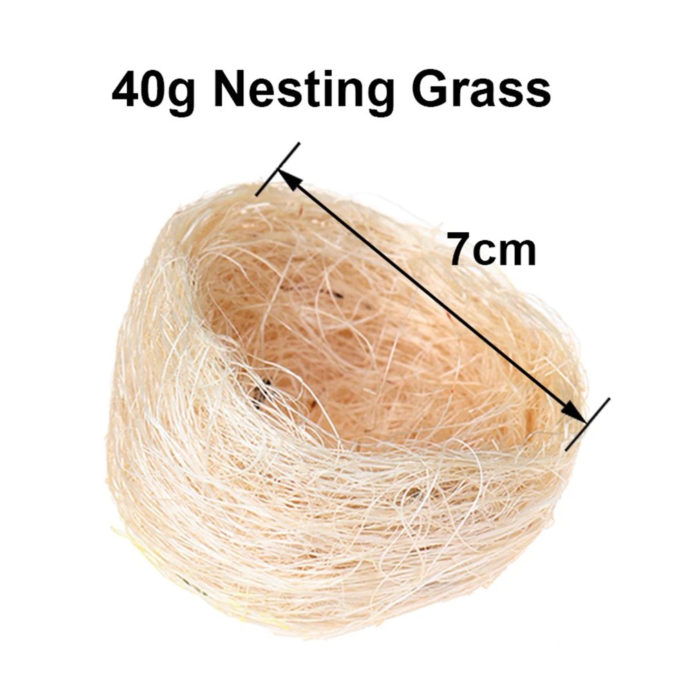 Nid d'oiseau en paille de fibre naturelle, cage à oiseaux, lieu d'élevage dominant, chambre chaude faite à la main pour animaux de compagnie, perroquets, canadditif, pigeons, colombe Nid d'oiseau en paille de fibre naturelle, cage à oiseaux, lieu d'élevage dominant, chambre chaude faite à la main pour animaux de compagnie, perroquets, canadditif, pigeons, colombe