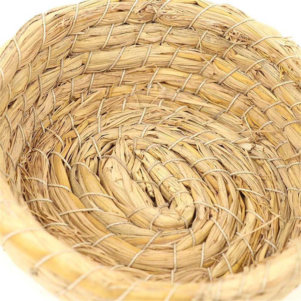 Nid d'oiseau en paille de fibre naturelle, cage à oiseaux, lieu d'élevage dominant, chambre chaude faite à la main pour animaux de compagnie, perroquets, canadditif, pigeons, colombe Nid d'oiseau en paille de fibre naturelle, cage à oiseaux, lieu d'élevage dominant, chambre chaude faite à la main pour animaux de compagnie, perroquets, canadditif, pigeons, colombe