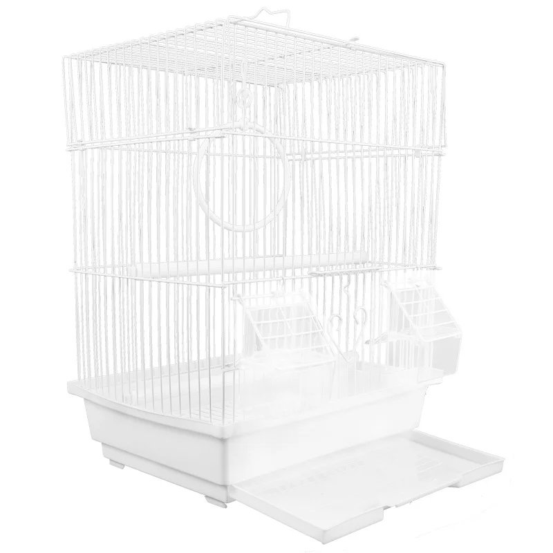 Cage à oiseaux en fer forgé pour voyage, cage pour perroquet, calopsitte, fil pour animaux de compagnie, déterminer le transport, grive