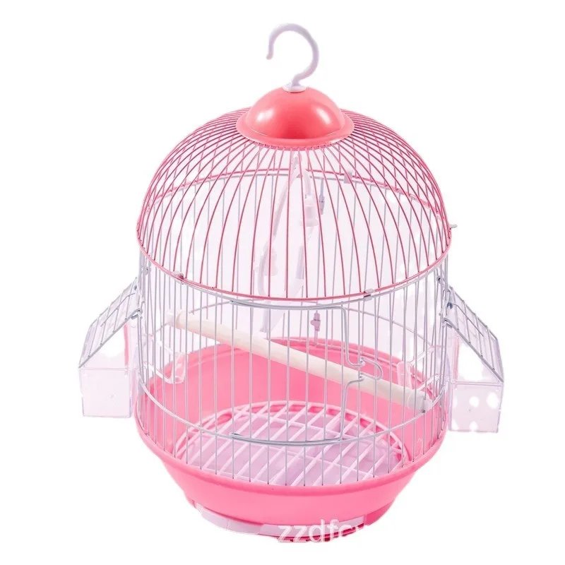 Cage à oiseaux debout ornementale, accent de perroquet, facile à nettoyer, mini sphblades, élevage, cage à oiseaux debout