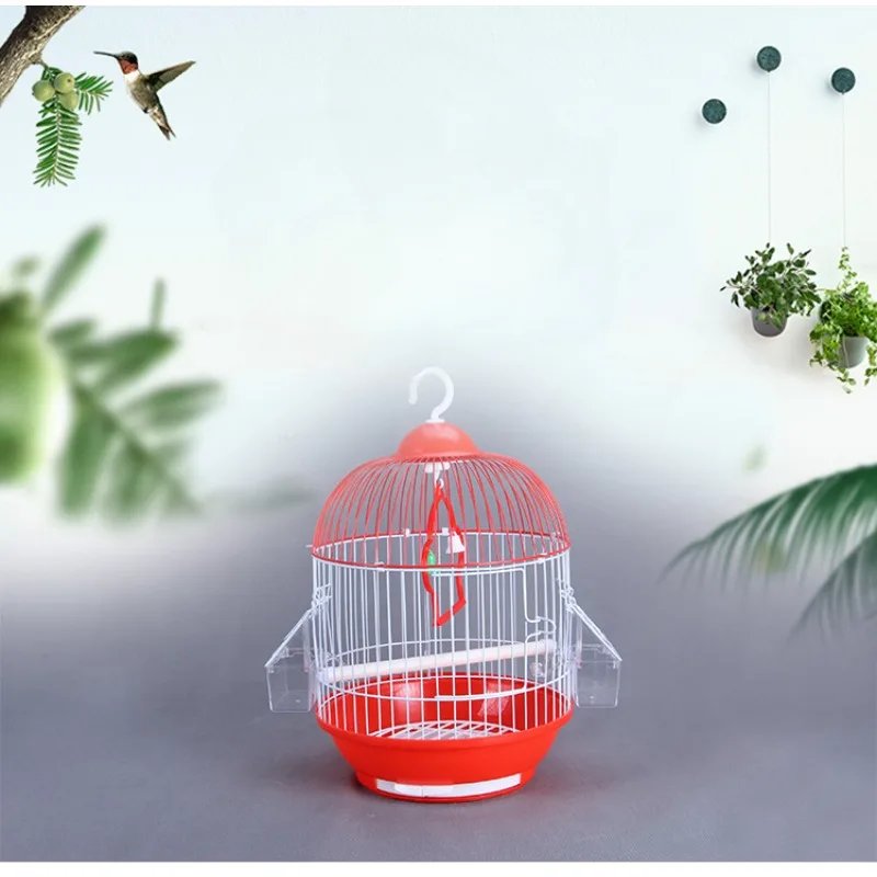 Cage à oiseaux debout ornementale, accent de perroquet, facile à nettoyer, mini sphblades, élevage, cage à oiseaux debout