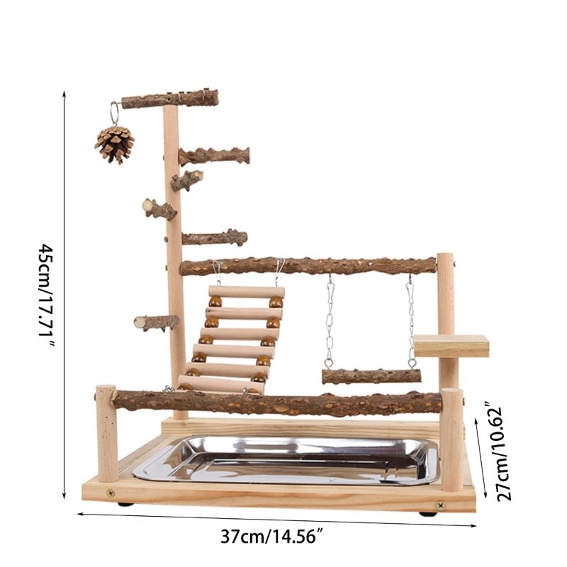 Jouet de balançoire pour oiseaux, perroquet en bois, perchoir, support de jeu, chFukjos, aire de jeux, 2023 Jouet de balançoire pour oiseaux, perroquet en bois, perchoir, support de jeu, chFukjos, aire de jeux, 2023