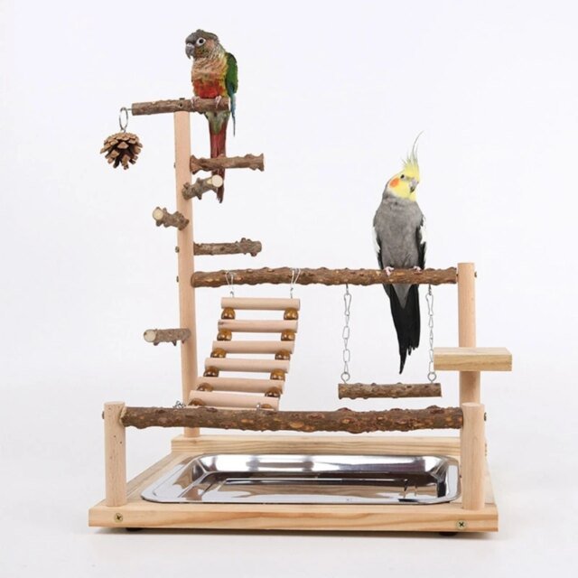 Jouet de balançoire pour oiseaux | support de jeu | aire de jeux – Image 5