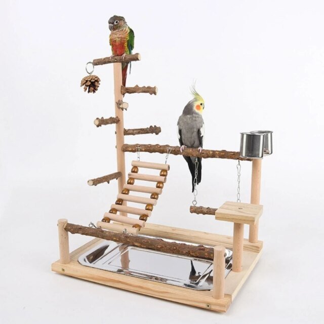 Jouet de balançoire pour oiseaux | support de jeu | aire de jeux – Image 6
