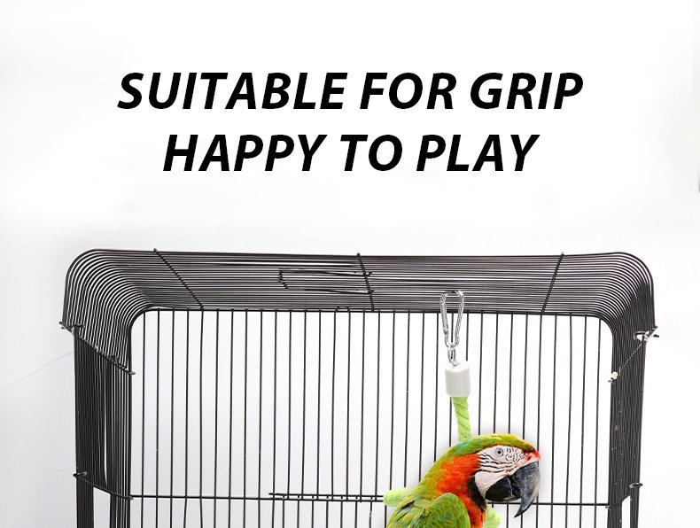 Accessoires pour oiseaux S/M, jouets pour perroquets, ChFuk Climbing, balançoire pour animaux de compagnie, document aléatoire, fournitures pour animaux de compagnie, tionniste et pour perroquet, D9096, 1PC