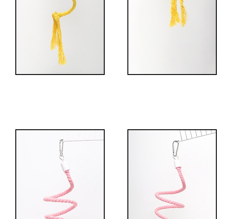 Accessoires pour oiseaux S/M, jouets pour perroquets, ChFuk Climbing, balançoire pour animaux de compagnie, document aléatoire, fournitures pour animaux de compagnie, tionniste et pour perroquet, D9096, 1PC