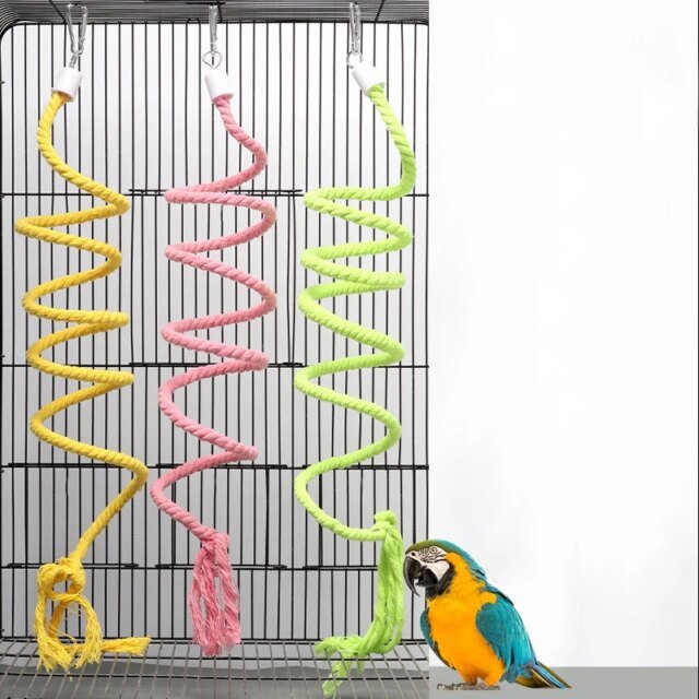 Accessoires pour oiseaux | jouets pour perroquets | balançoire pour animaux de compagnie
