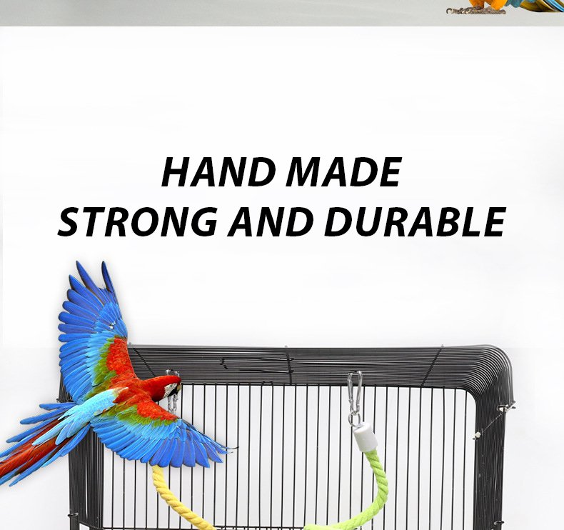 Accessoires pour oiseaux S/M, jouets pour perroquets, ChFuk Climbing, balançoire pour animaux de compagnie, document aléatoire, fournitures pour animaux de compagnie, tionniste et pour perroquet, D9096, 1PC