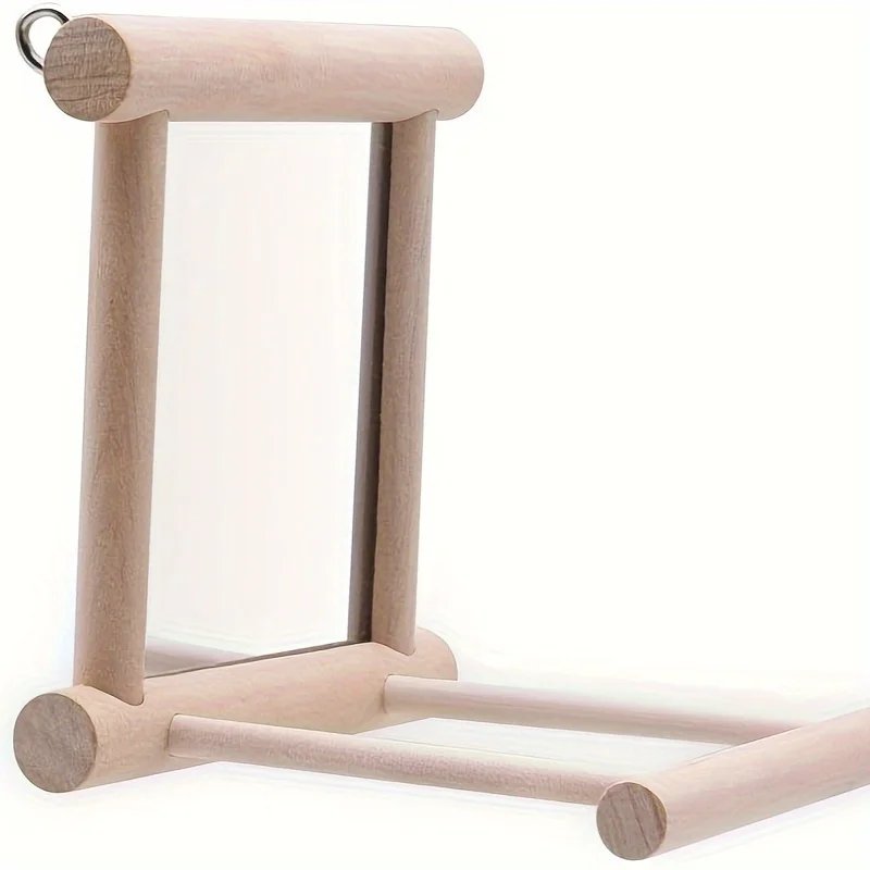 Balançoire miroir interactive pour petits perroquets, accessoire parfait pour perruches, aras, griffes africaines, perruches, 1 pièce