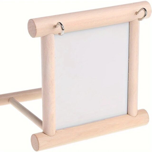 Balançoire miroir interactive pour petits perroquets | accessoire parfait pour perruches – Image 4