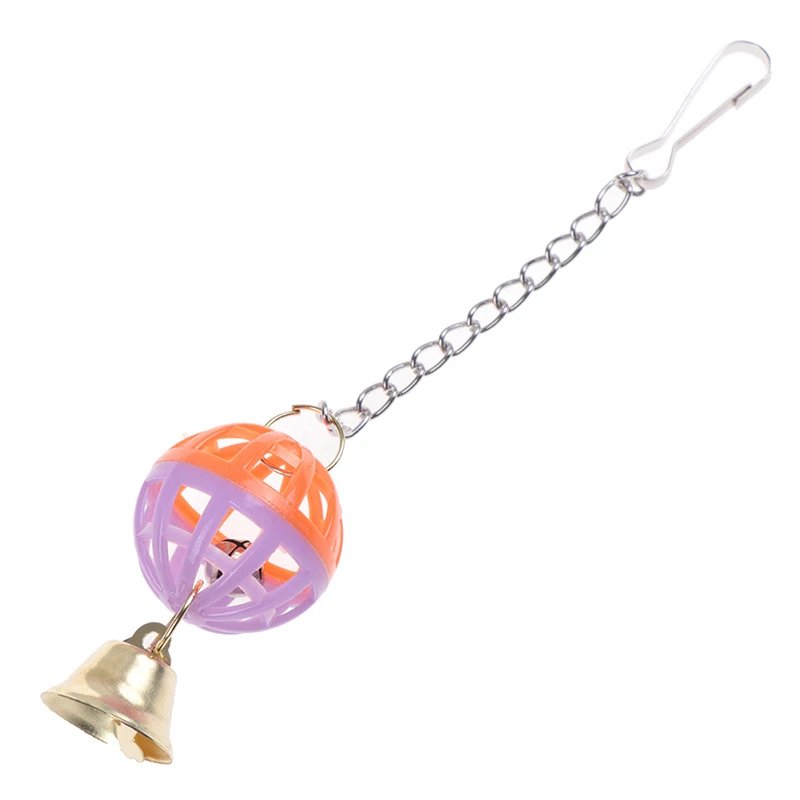 Jouets pour oiseaux de compagnie mignons, perruche d'escalade, morsure, mâcher avec frontal swing, cloche, balle, fournitures pour animaux de compagnie