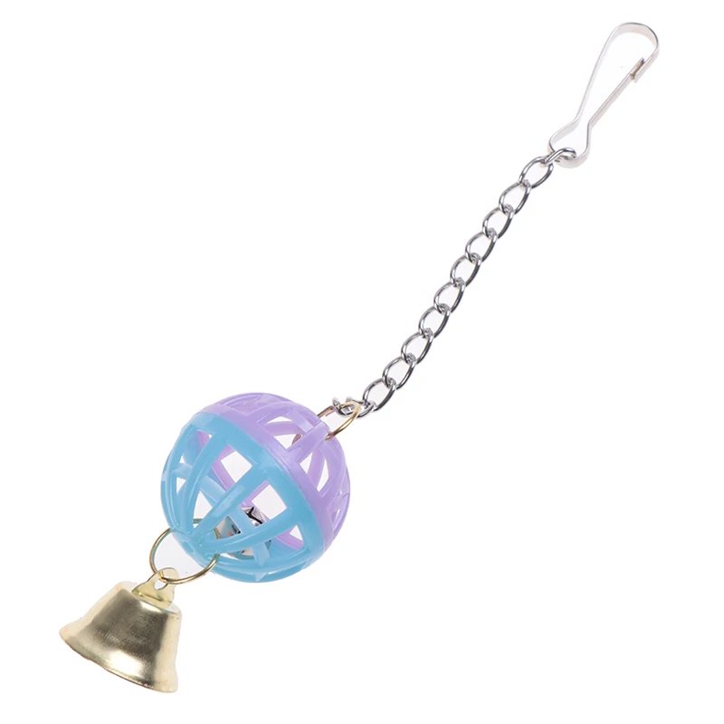 Jouets pour oiseaux de compagnie mignons, perruche d'escalade, morsure, mâcher avec frontal swing, cloche, balle, fournitures pour animaux de compagnie