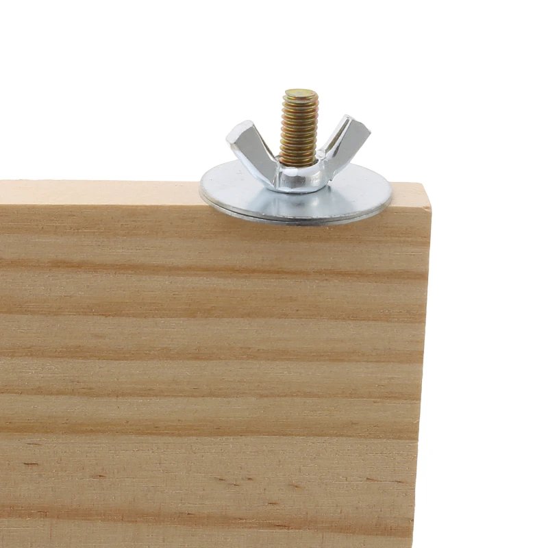 Jouet balançoire en bois pour oiseaux, perchoir perroquet, support de jeu avec perles ChFukjos, aire de jeux pour perruches