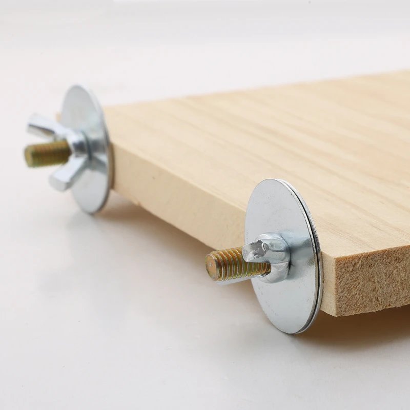 Jouet balançoire en bois pour oiseaux, perchoir perroquet, support de jeu avec perles ChFukjos, aire de jeux pour perruches