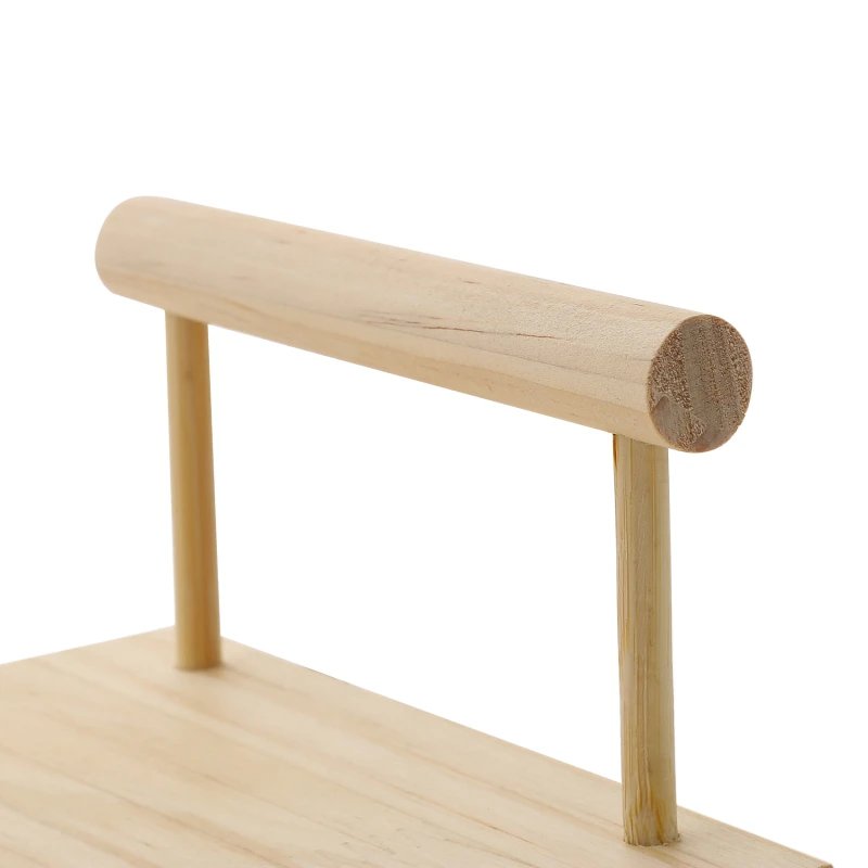 Jouet balançoire en bois pour oiseaux, perchoir perroquet, support de jeu avec perles ChFukjos, aire de jeux pour perruches
