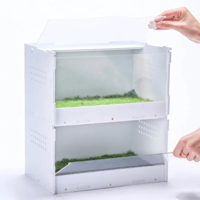 Boîte d'élevage de reptiles en acrylique transparent｜boîtes d'alimentation pour reptiles – Image 2