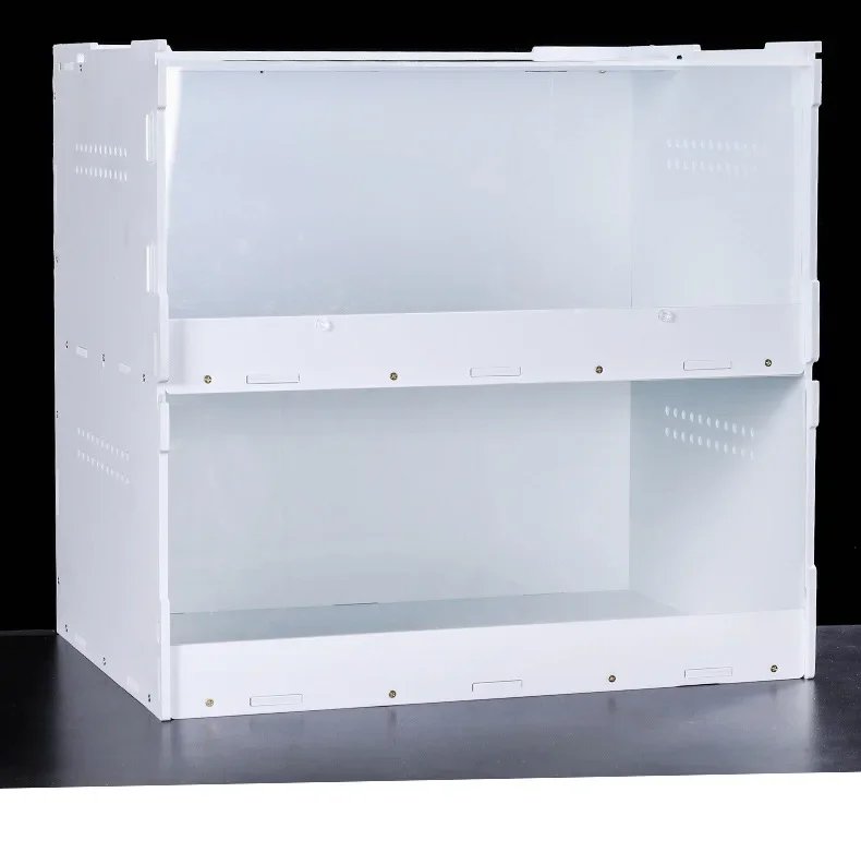 Boîte d'élevage de reptiles en acrylique transparent, araignée, lézard, caméléon, habitat amphibie, tortue à double couche, boîtes d'alimentation pour reptiles