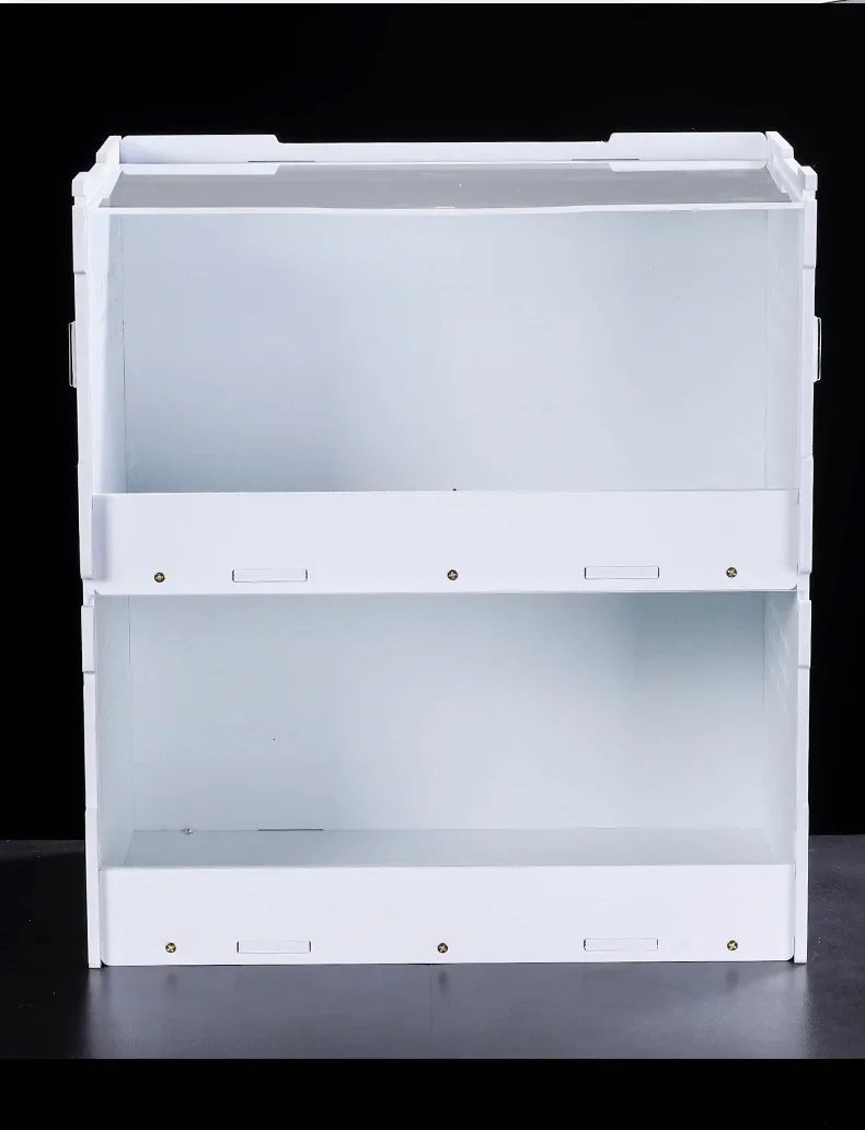Boîte d'élevage de reptiles en acrylique transparent, araignée, lézard, caméléon, habitat amphibie, tortue à double couche, boîtes d'alimentation pour reptiles
