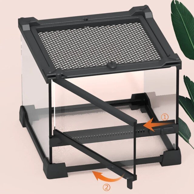 Boîte d'élevage d'animaux de compagnie grimpants amphibies – Image 3