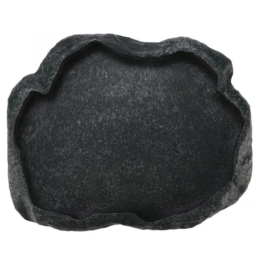 Filles d'alimentation en résine pour animaux de compagnie, bol pour animaux de compagnie, pot d'eau non cubique, reptile, tortue, tortue, scorpion, lézard, crabe, outil