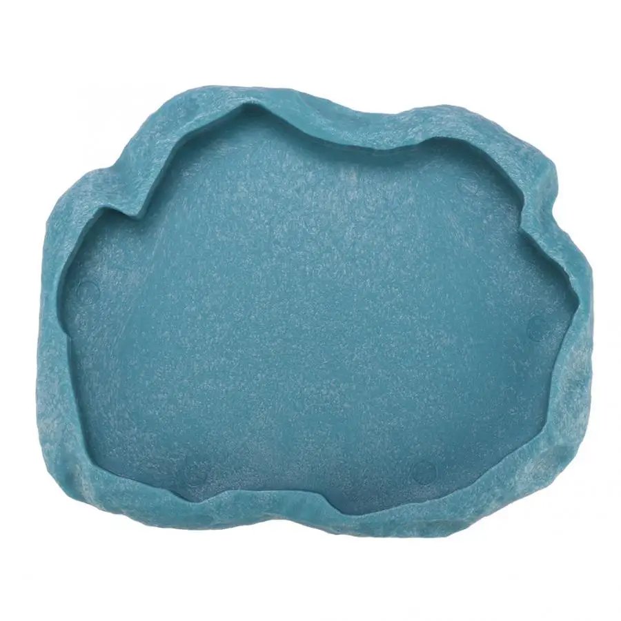 Filles d'alimentation en résine pour animaux de compagnie, bol pour animaux de compagnie, pot d'eau non cubique, reptile, tortue, tortue, scorpion, lézard, crabe, outil