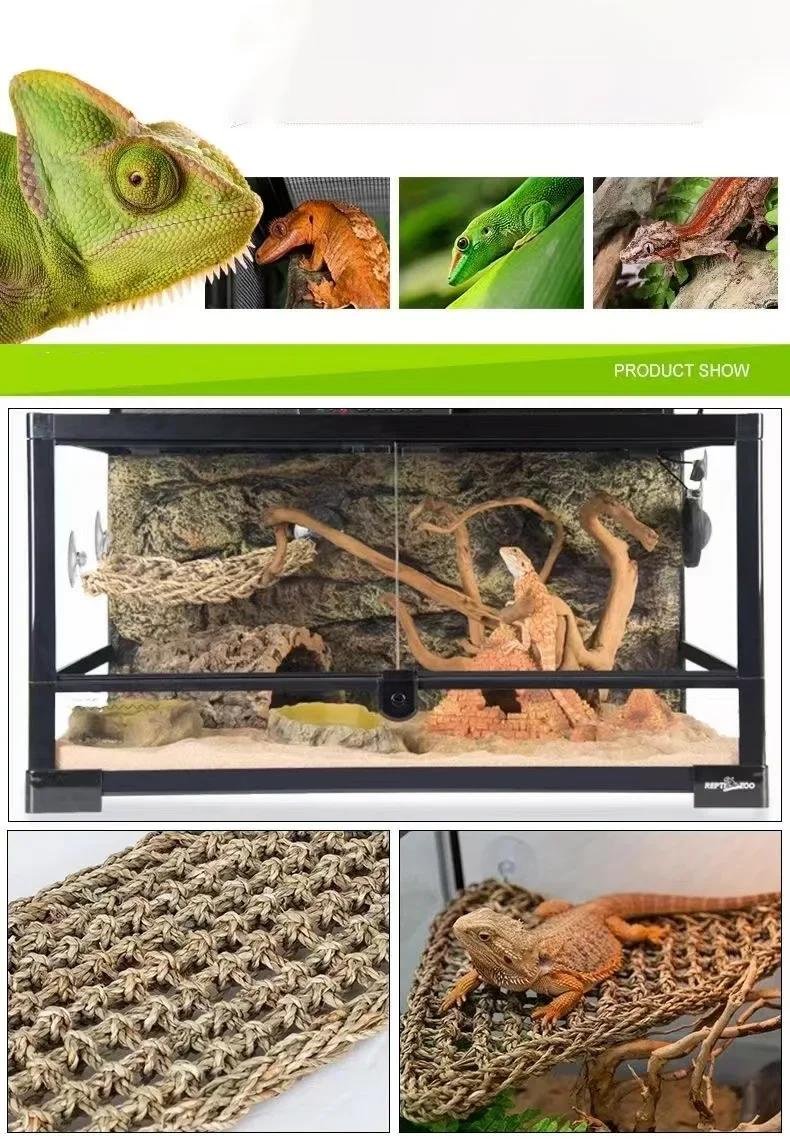 Hamac Dragon barbu pour reptiles, chaise longue pour caméléon, lézards, serpent Gecko, coussin Lguana, balançoire de lit pour animaux de compagnie Hamac Dragon barbu pour reptiles, chaise longue pour caméléon, lézards, serpent Gecko, coussin Lguana, balançoire de lit pour animaux de compagnie