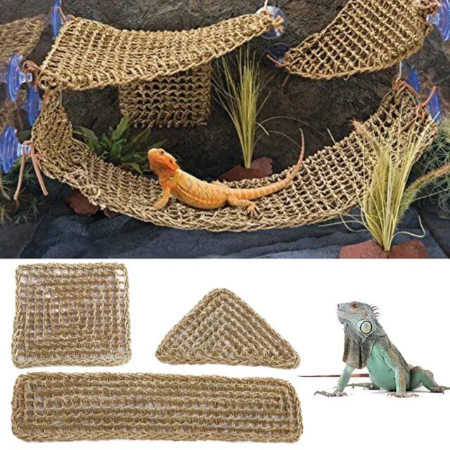 Hamac Dragon barbu pour reptiles | balançoire de lit pour animaux de compagnie
