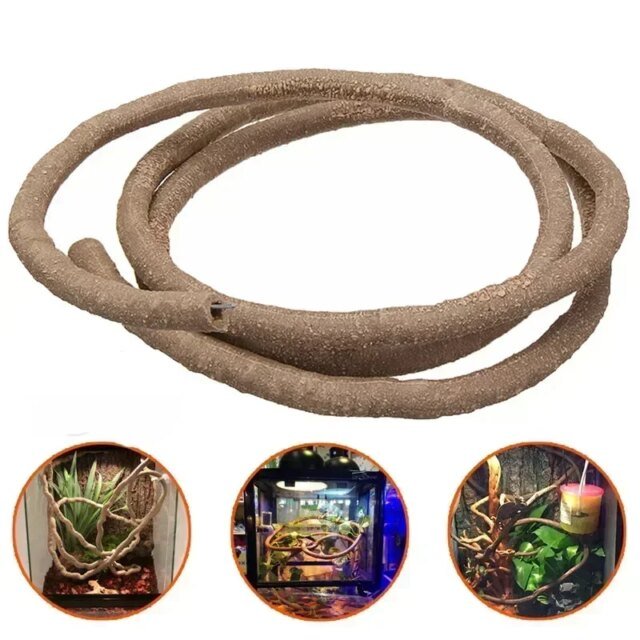 Grandes Vignes Flexibles en Rotin pour Décoration d'Habitat | Décor de Terrarium pour Reptiles – Image 4