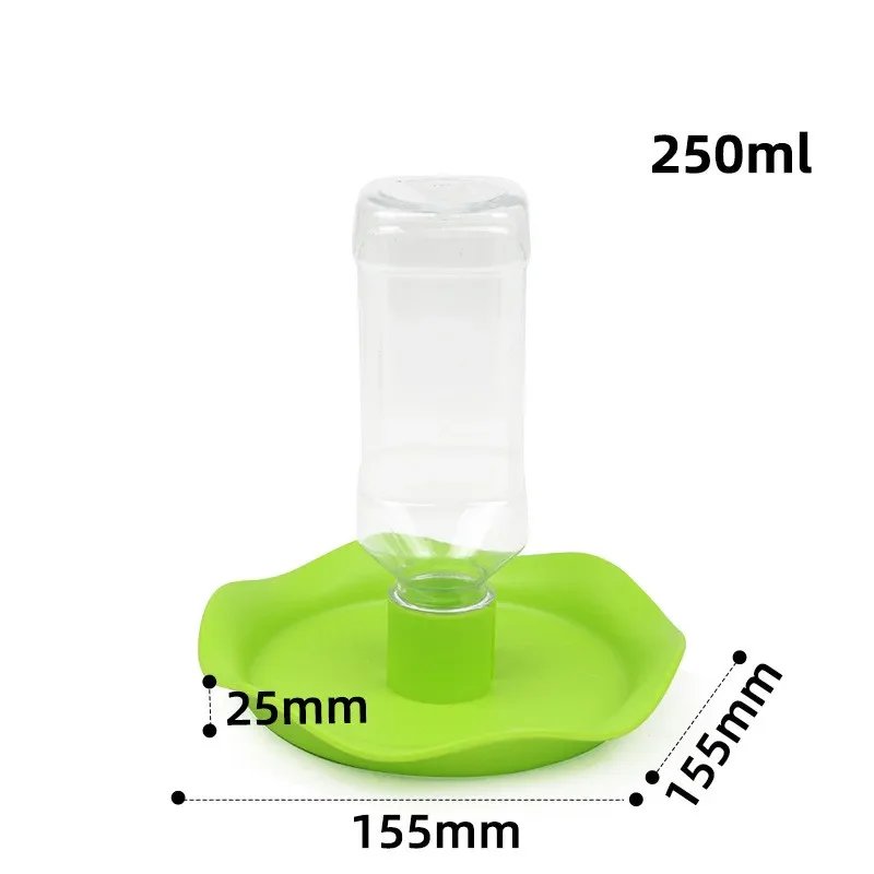 Distributeur d'eau pour reptiles, bol alimentaire, mangeoire à lézards, plat rond, bouteille à clics, mangeoires pour reptiles, fleur de lézard, Annie, nouveau