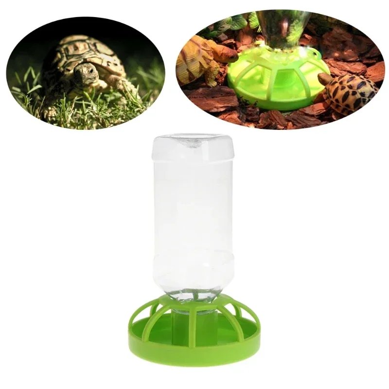 Distributeur d'eau pour reptiles, bol alimentaire, mangeoire à lézards, plat rond, bouteille à clics, mangeoires pour reptiles, fleur de lézard, Annie, nouveau