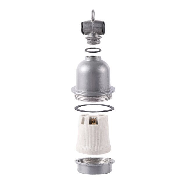 1 Pc E27 Reptile Pet Lézard Lampe Chauffante Norme Européenne Prise Fil Piggy Poulet Couvaison Spirale Chauffage Lampe Socket – Image 3