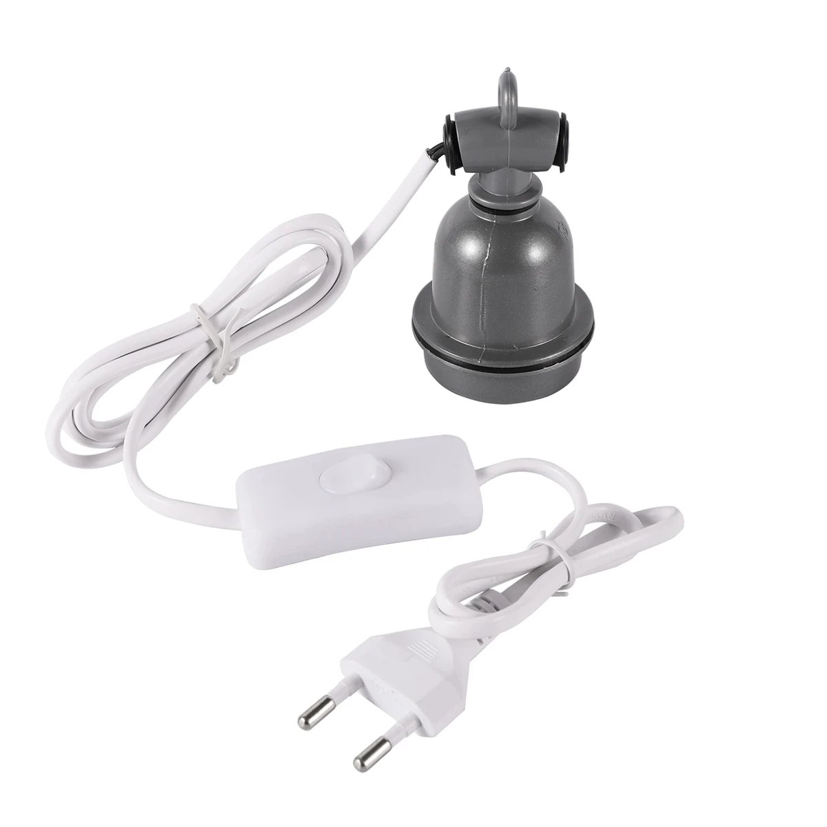 1 Pc E27 Reptile Pet Lézard Lampe Chauffante Norme Européenne Prise Fil Piggy Poulet Couvaison Spirale Chauffage Lampe Socket
