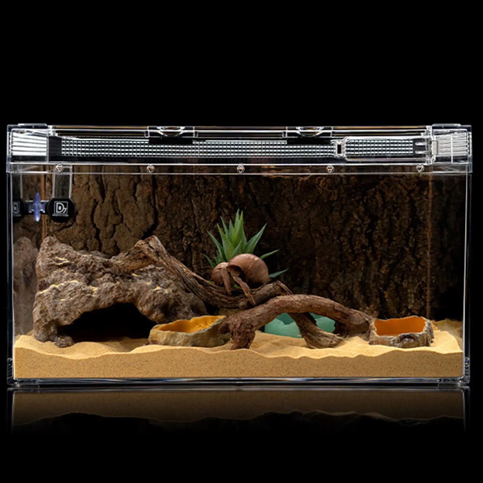 Cache-reptiles de simulation pour la diversification, accessoires de décoration, abri