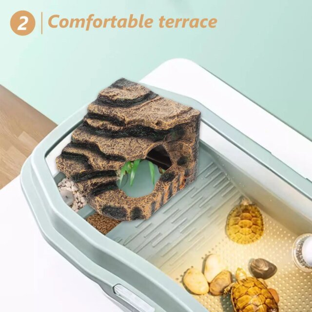Plate-forme de repos pour tortue | plate-forme d'escalade pour reptiles | ornement d'aquarium – Image 4